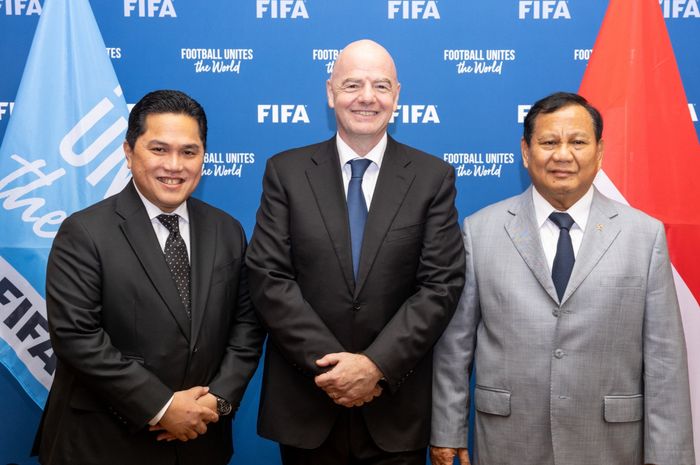 Bertemu Erick Thohir Presiden FIFA Lempar Pujian ke Indonesia