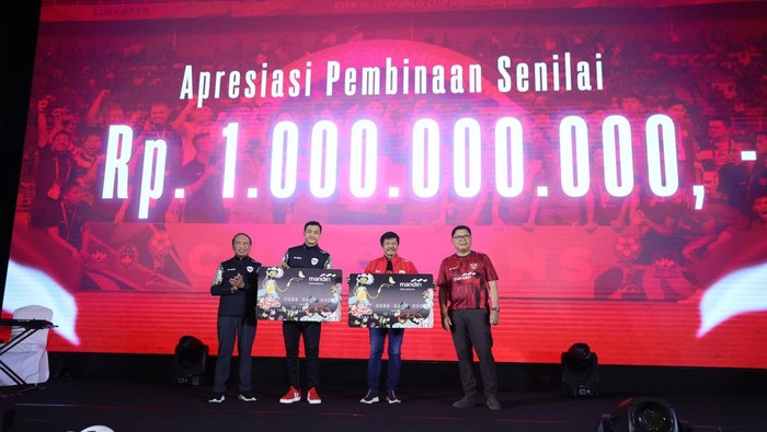 Indonesia Piala AFF U-19 Hadiah Apresiasi Kejuaraan Rp 1 Miliar